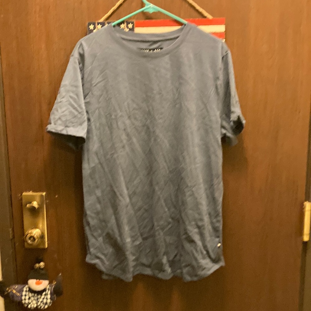 Edgar + Ash L short sleeve tee blue